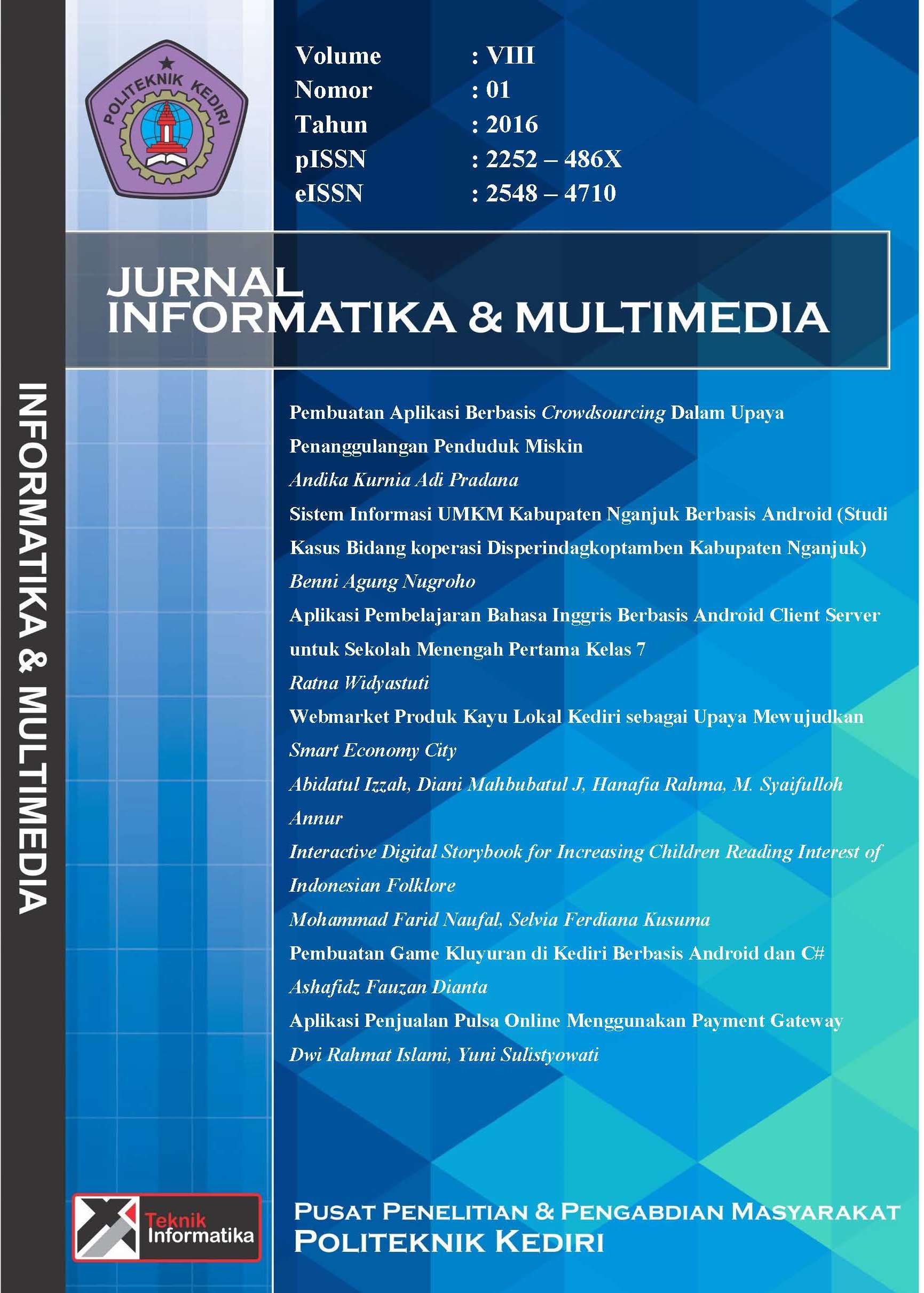 Jurnal Teknologi Informasi dan Multimedia Polinema