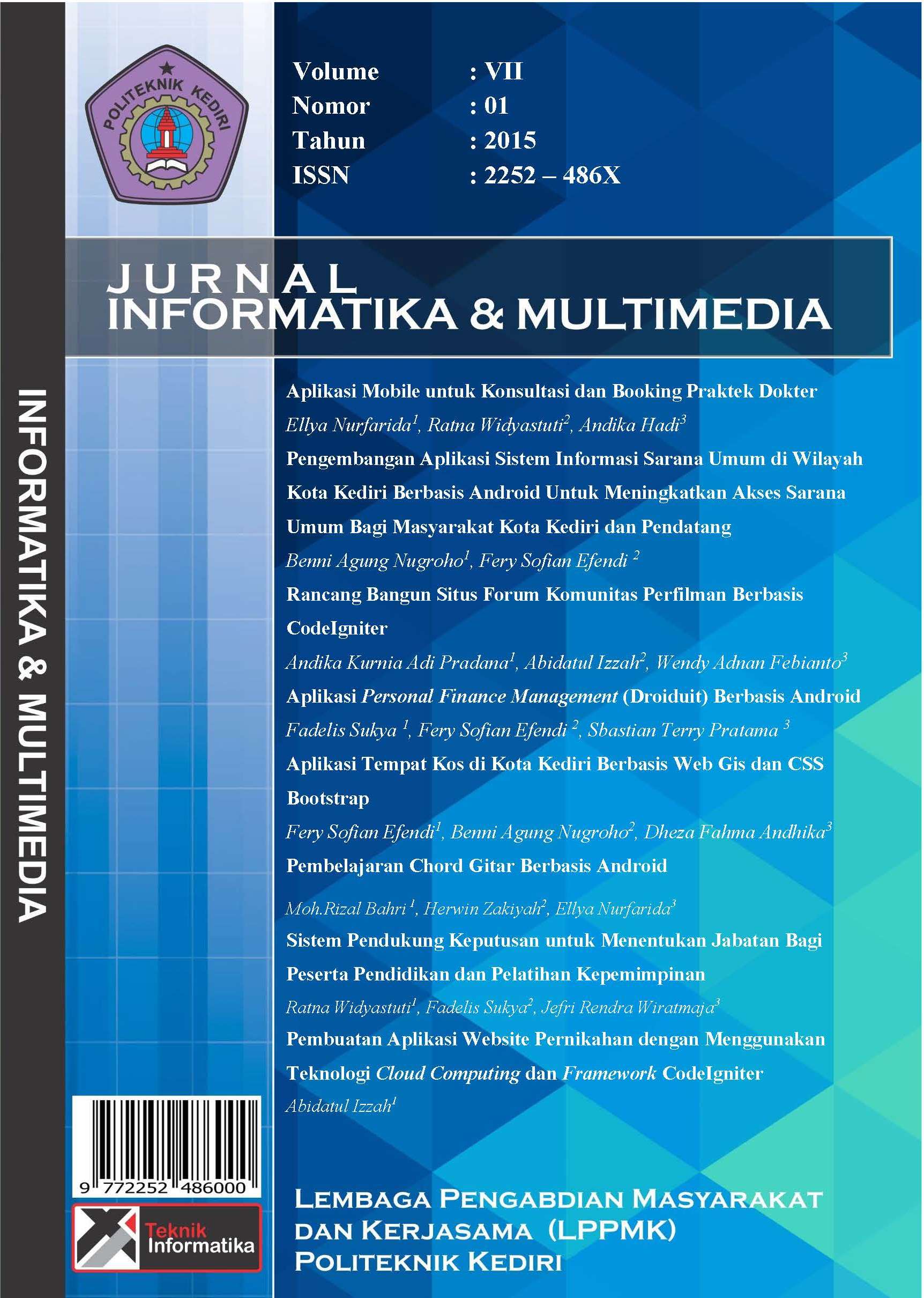 Jurnal Teknologi Informasi dan Multimedia Polinema