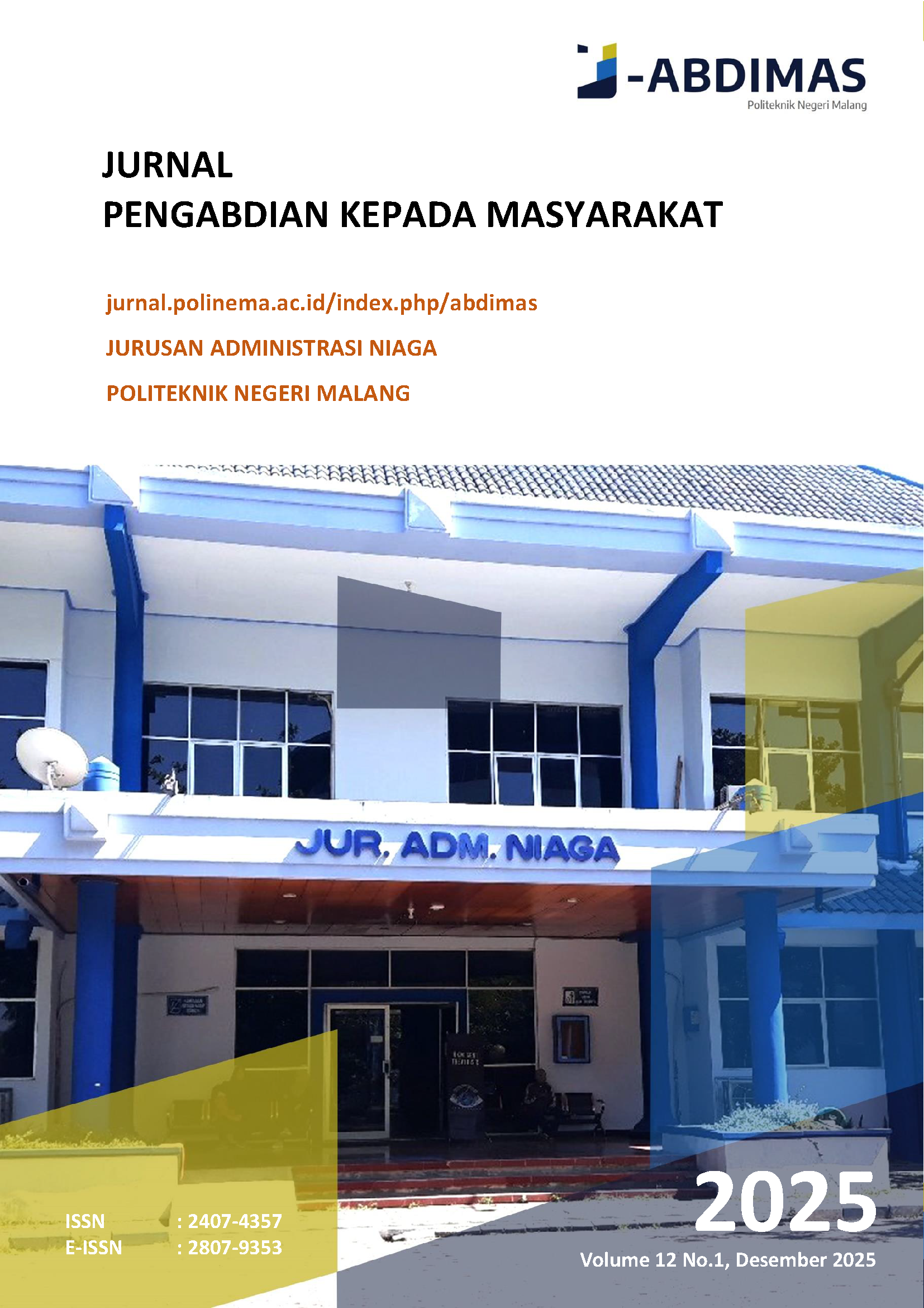 					View Vol. 12 No. 1 (2025): JURNAL PENGABDIAN KEPADA MASYARAKAT 2025
				